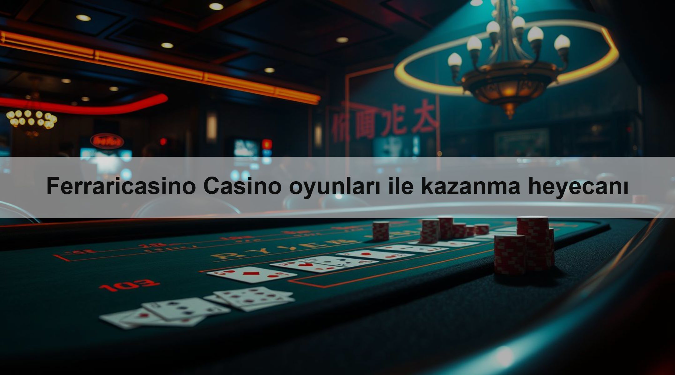 Ferraricasino Casino oyunları ile kazanma heyecanı